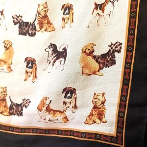 Scotties Beagles Corgis Elkhounds Boxers Labradors and Terriers Dog Square Scarf